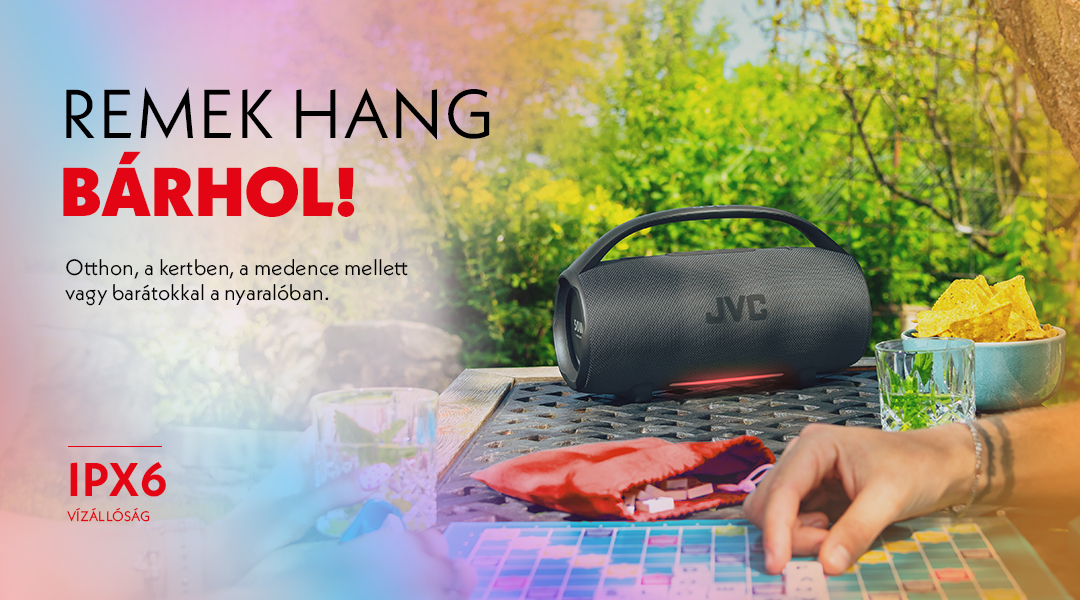 Hordozható hangszóró JVC XS-E524B, fekete