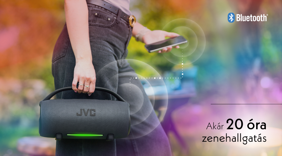 Hordozható hangszóró JVC XS-E524B, fekete